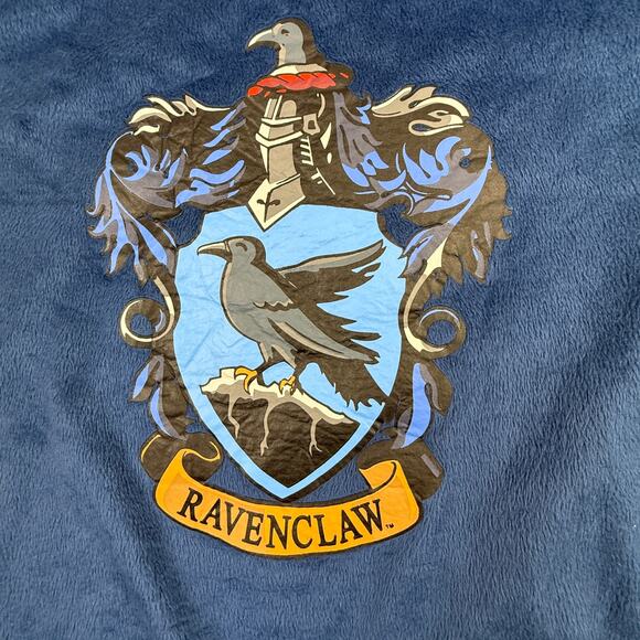 Harry Potter Ravenclaw Fleece Sweatshirt Women's Small Blue Wizarding World - Picture 3 of 9